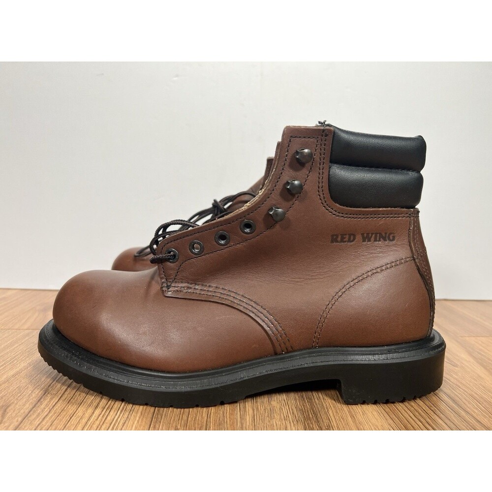 Red Wing 2245 SuperSole Safety Steel Toe Brown Work Boots Men's 7 (E3 Wide)